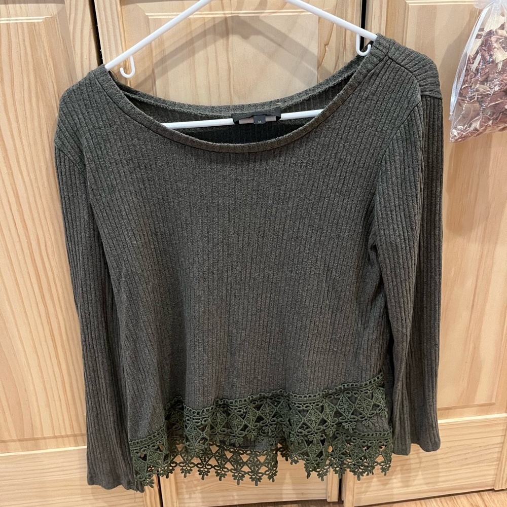 Dark green blouse